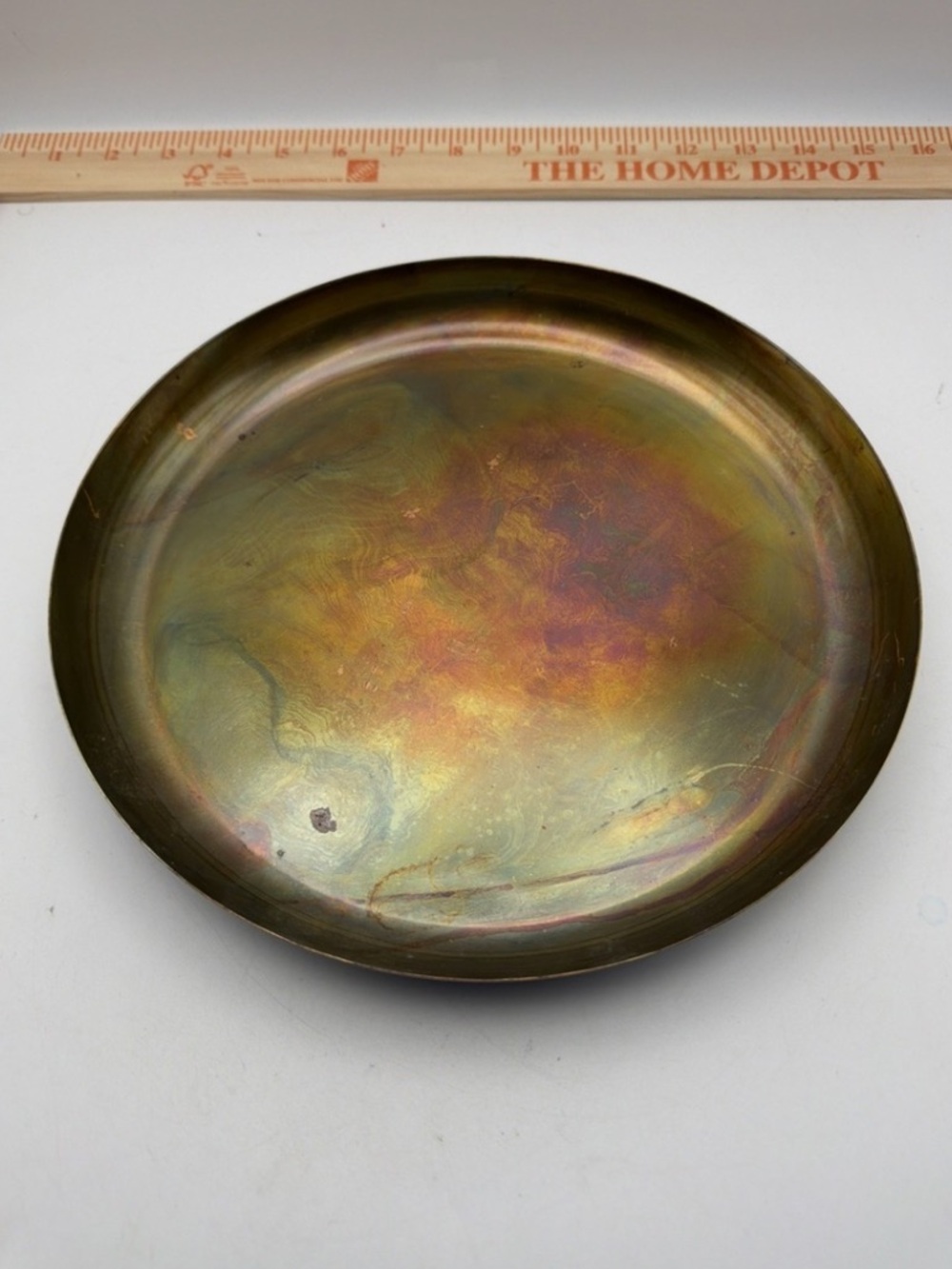 Kohl's Iridescent Multi-Tone Decorative Serving Plate